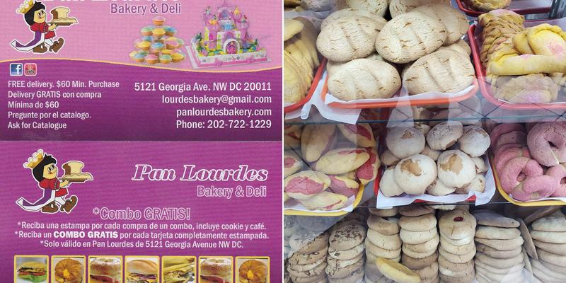 Pan Lourdes Bakery Menu