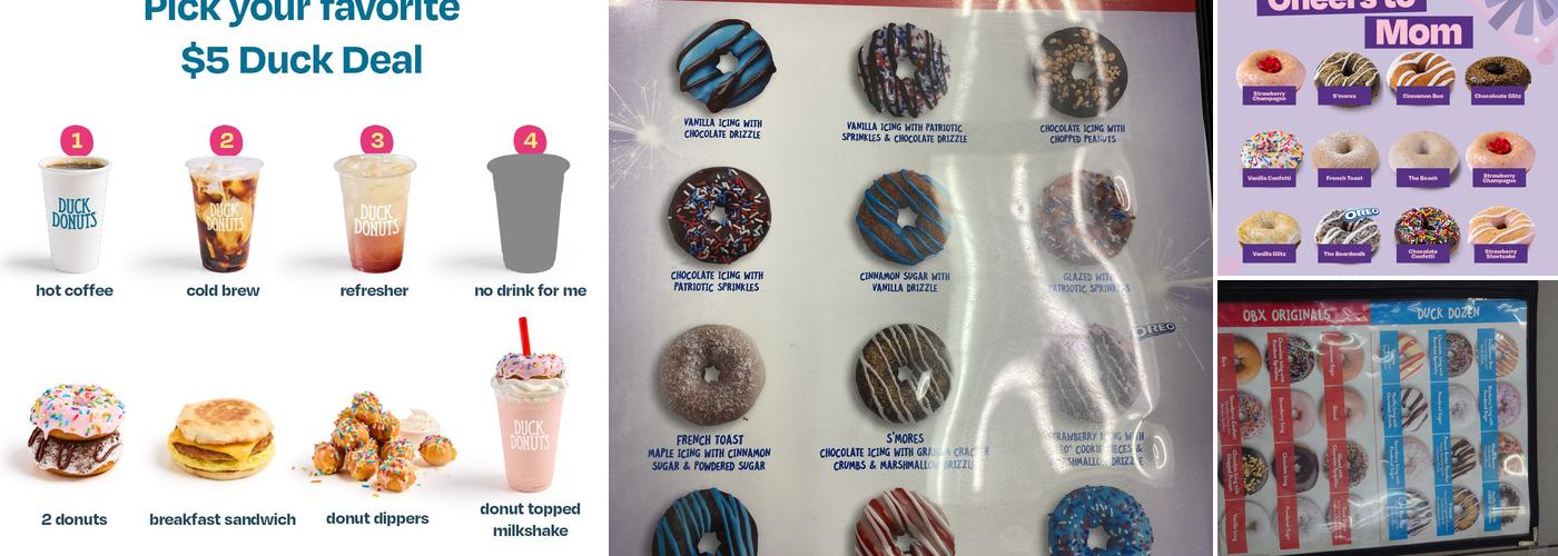 Duck Donuts Menu