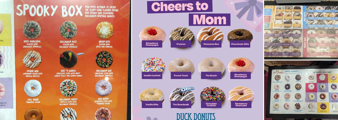 Duck Donuts Menu