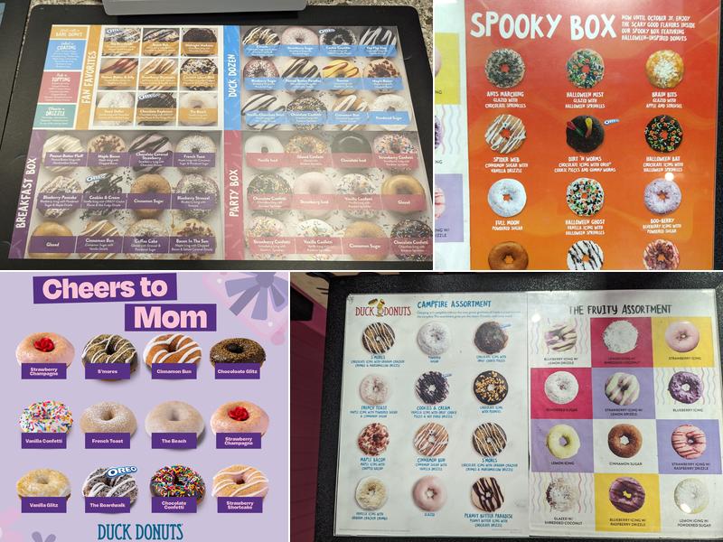 Duck Donuts Menu