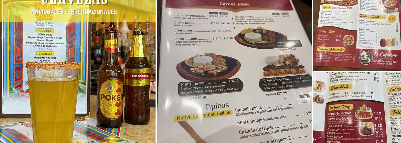 El Cafetero Bakery Menu