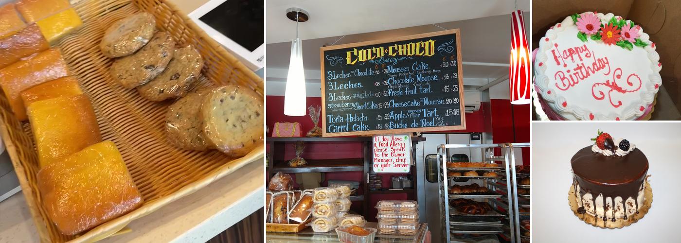Coco Choco Bakery Menu