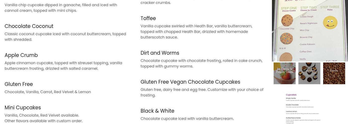 Mr. D's Menu