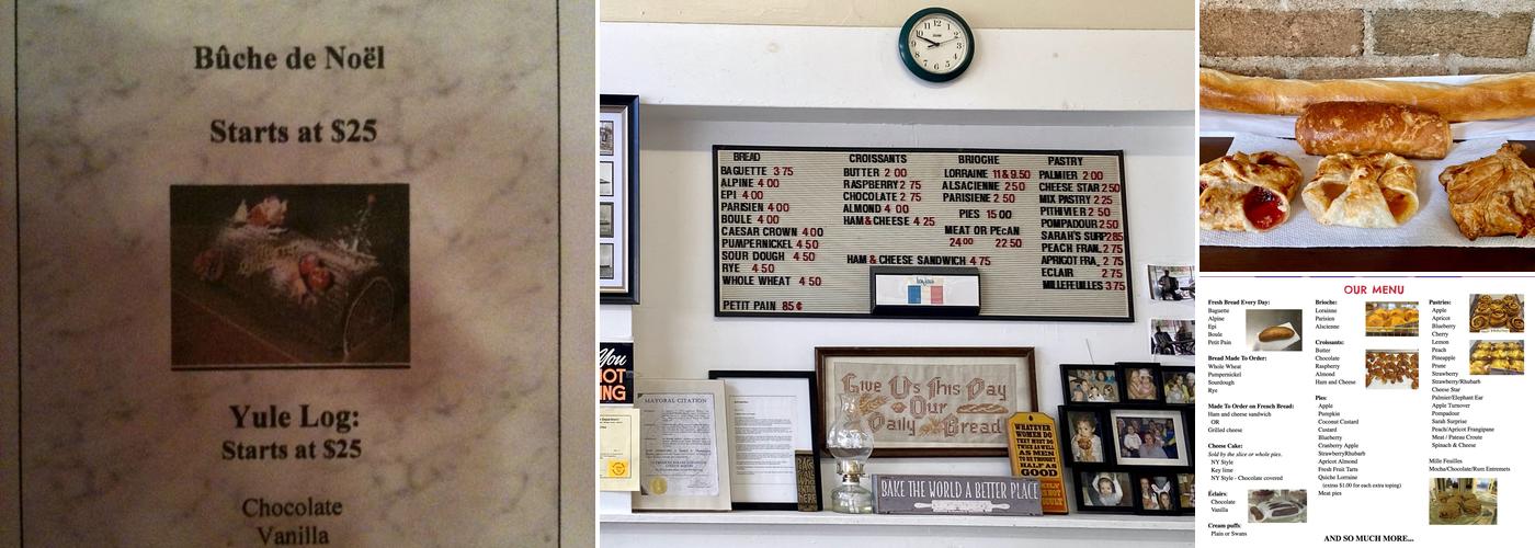 La Brioche Bakery Menu