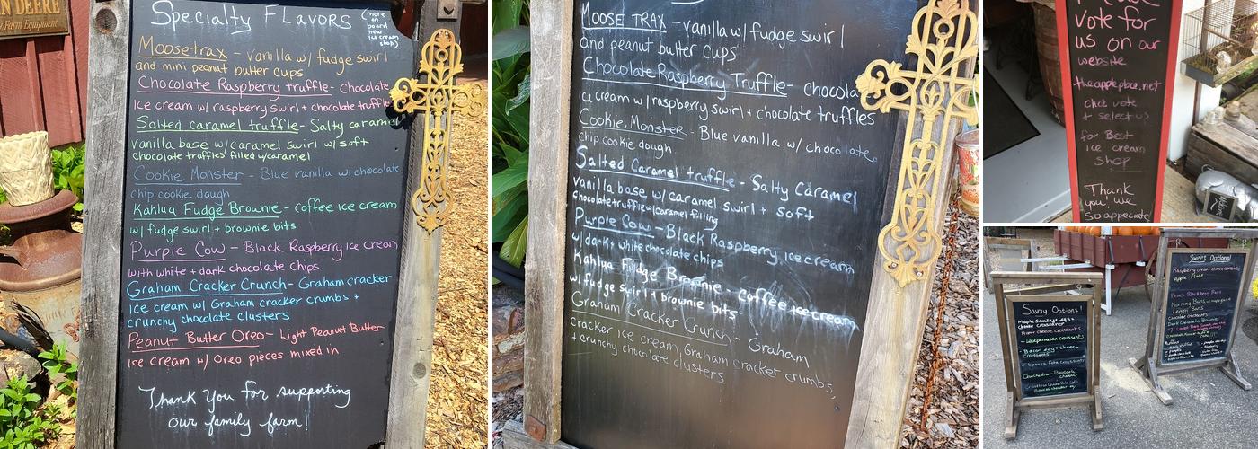 The Apple Place Menu