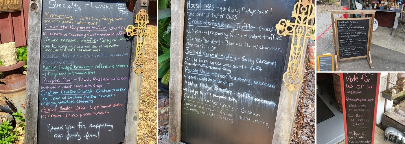 The Apple Place Menu