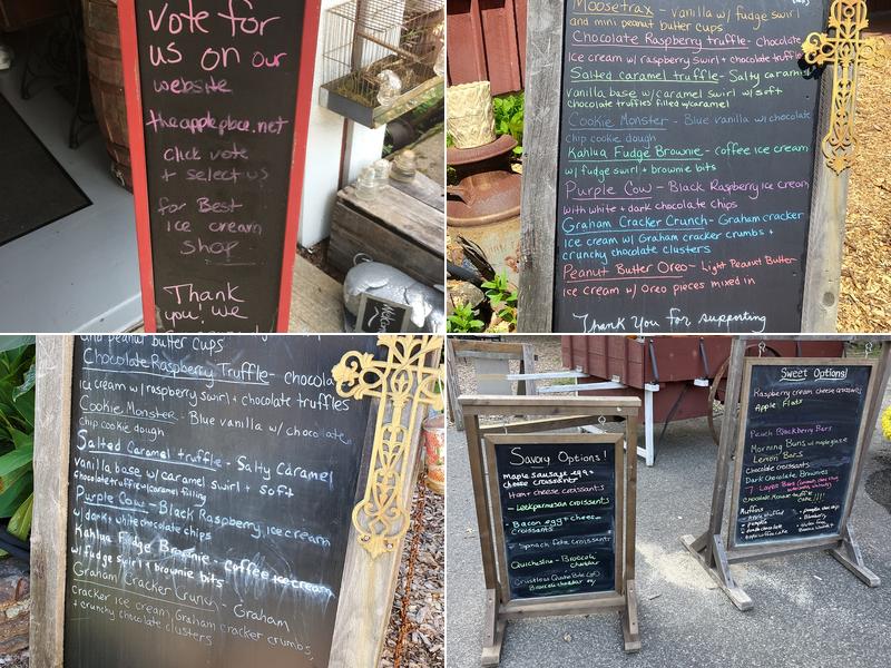 The Apple Place Menu