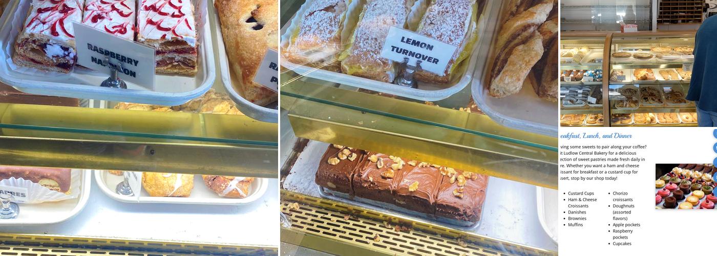 Ludlow Central Bakery Menu