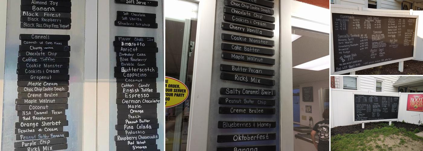 Northside Creamery Menu