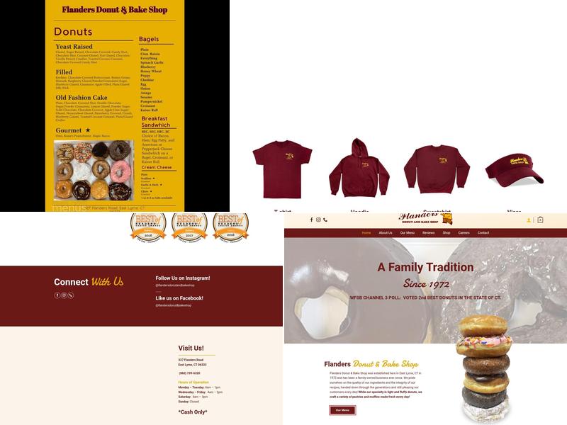 Flanders Donut & Bake Shop Menu