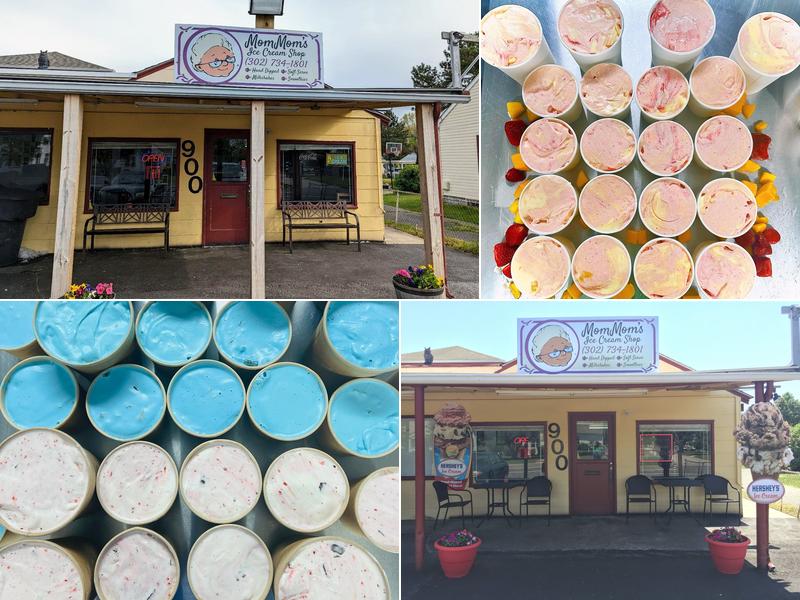 Mommom's Ice Cream 900 E Division St, Dover