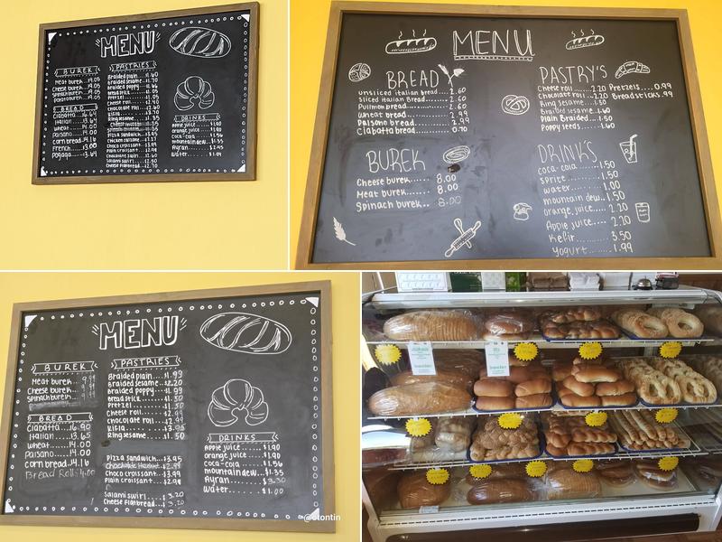European Bakery Menu