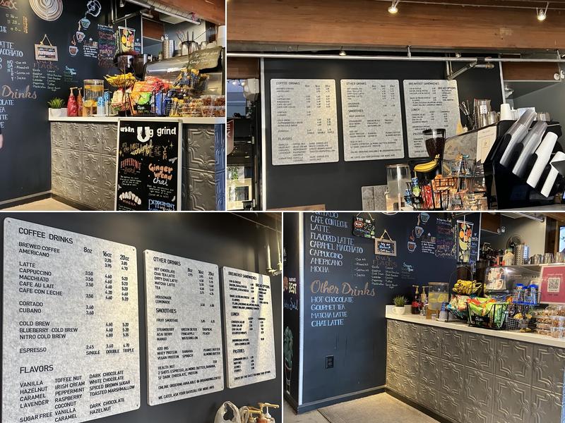 Urban Grind Coffee Company Menu