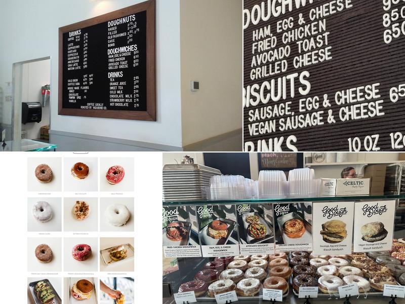 Good Dough Menu