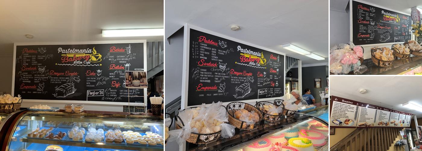 Bakery Pastelmania Menu