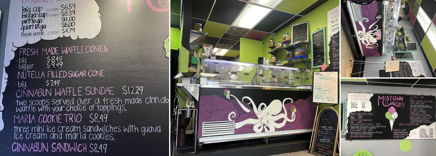 Midtown Creamery Menu