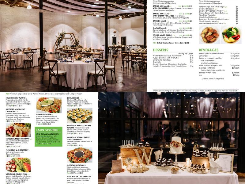 Olympia Catering & Events Menu