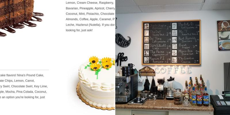 Cakes Plus Tampa Menu