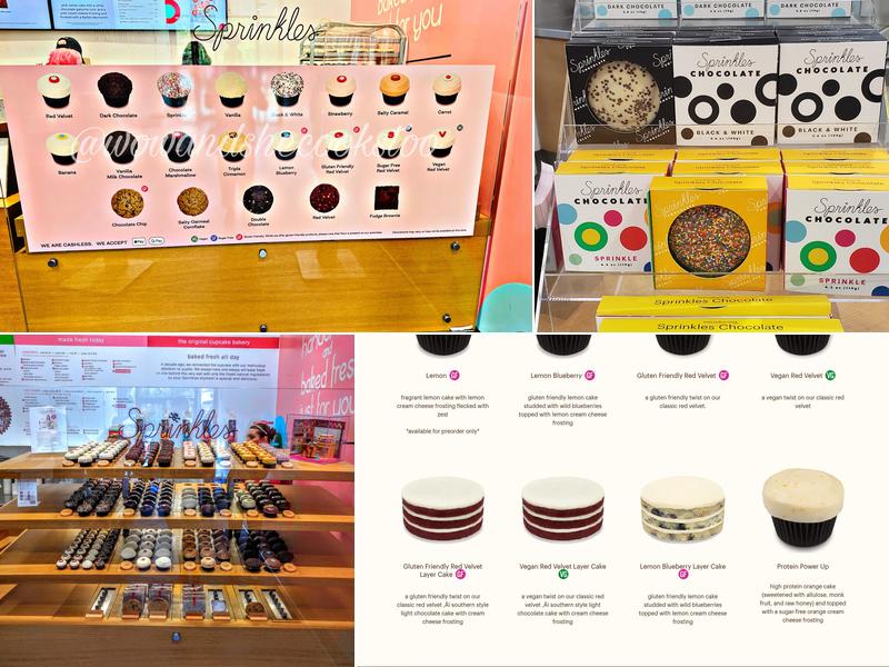 Sprinkles Tampa Menu