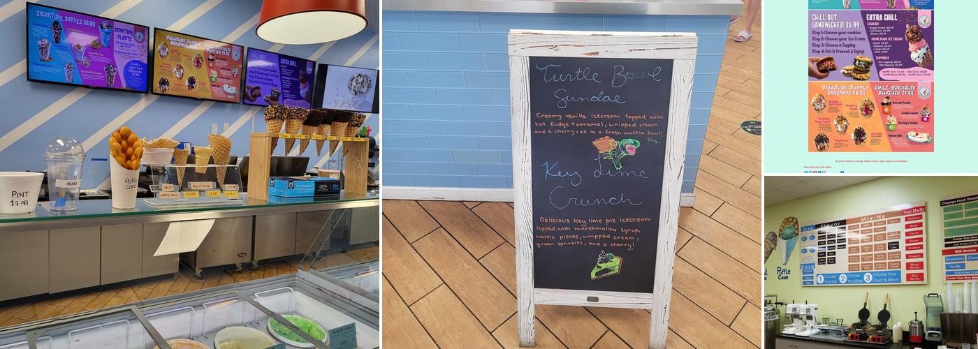 Chill Bar Ice Cream Menu