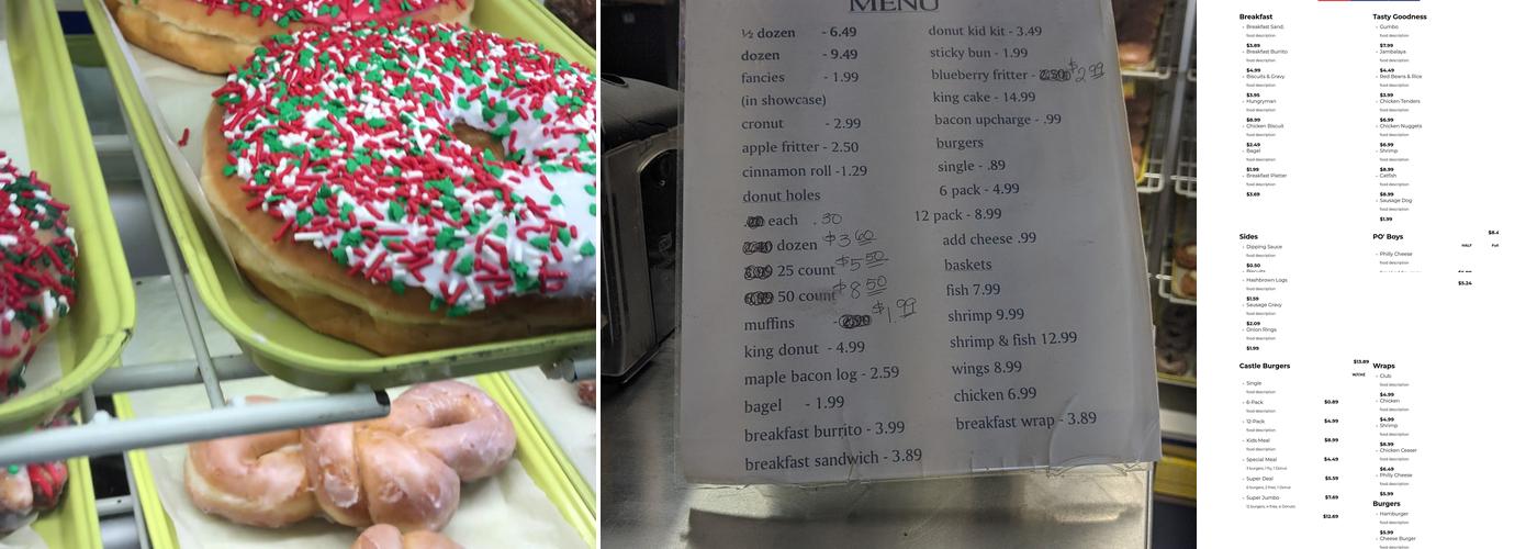 Donut King of Winter Park Menu