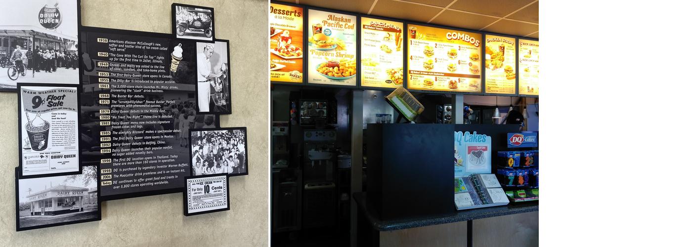 Dairy Queen Menu
