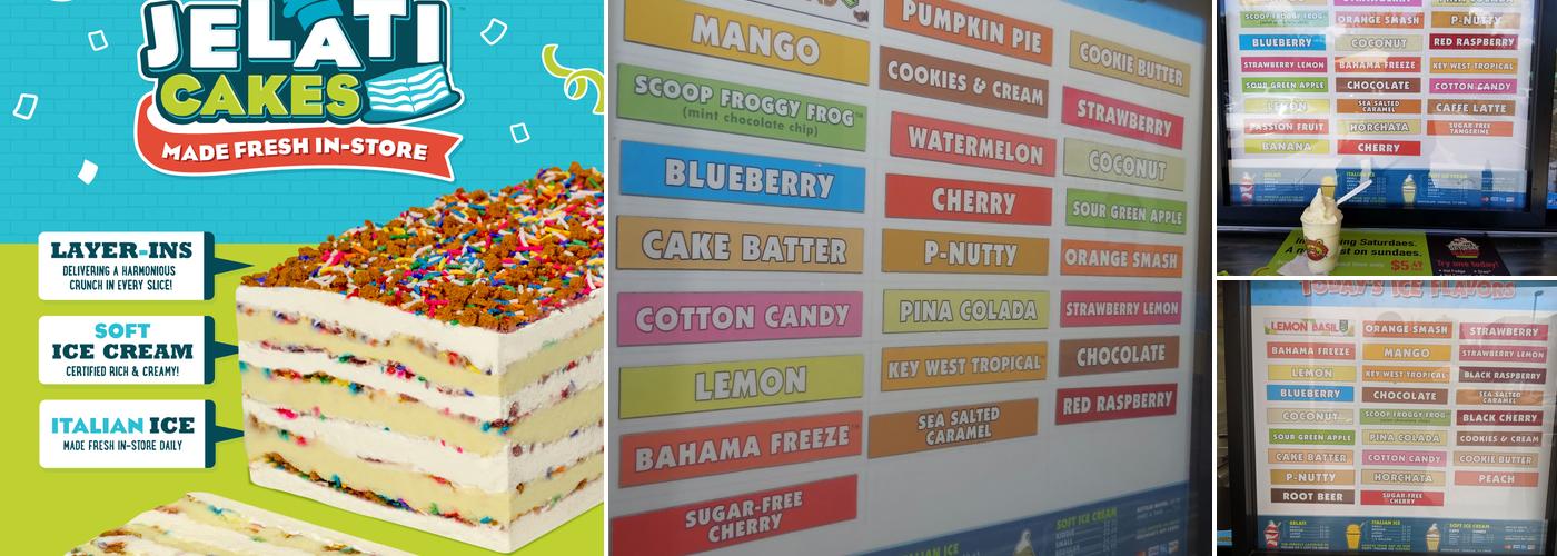 Jeremiah's Italian Ice Menu