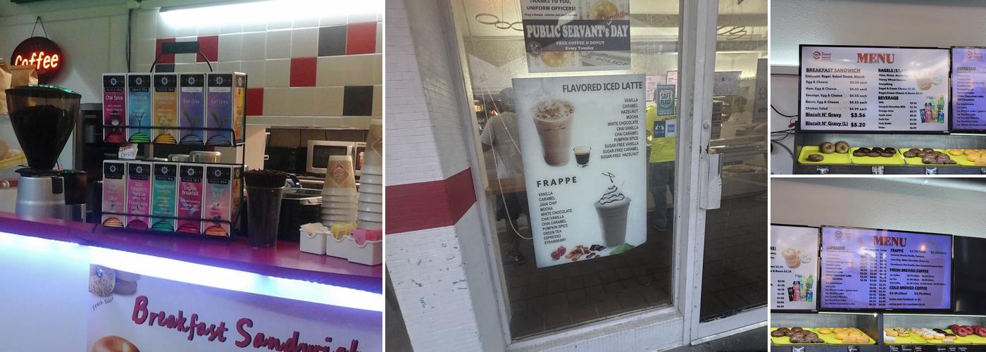 Fray's Donut House Menu