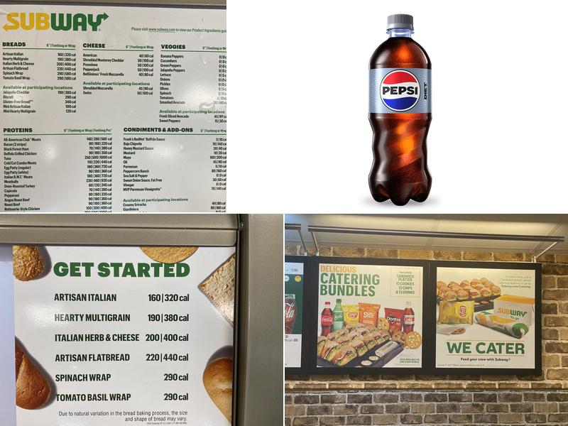 Subway Menu