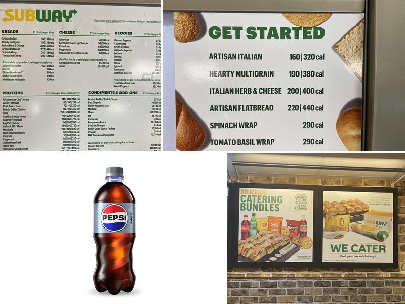 Subway Menu