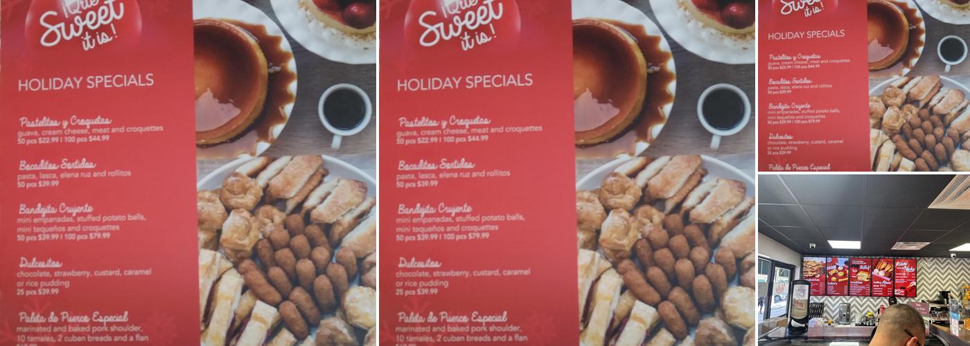 Vicky Bakery Menu