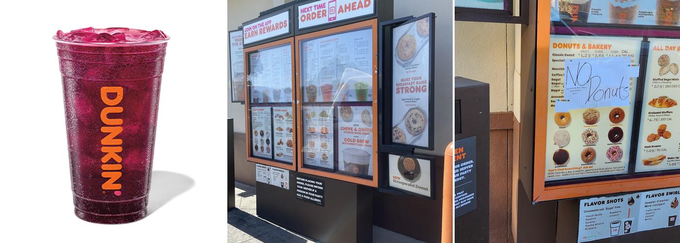 Dunkin' Menu
