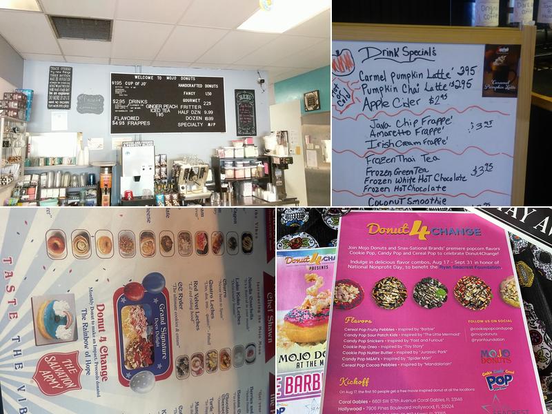 Mojo Donuts Menu