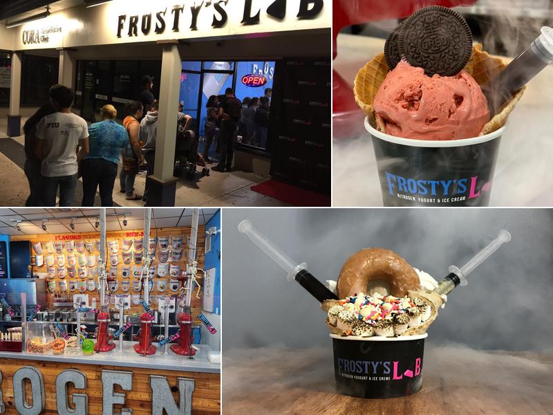 Frosty's Lab Nitrogen Yogurt & Ice Cream