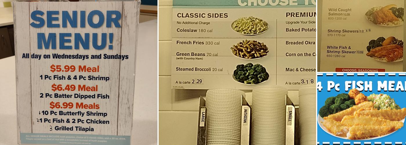 Captain D's Menu