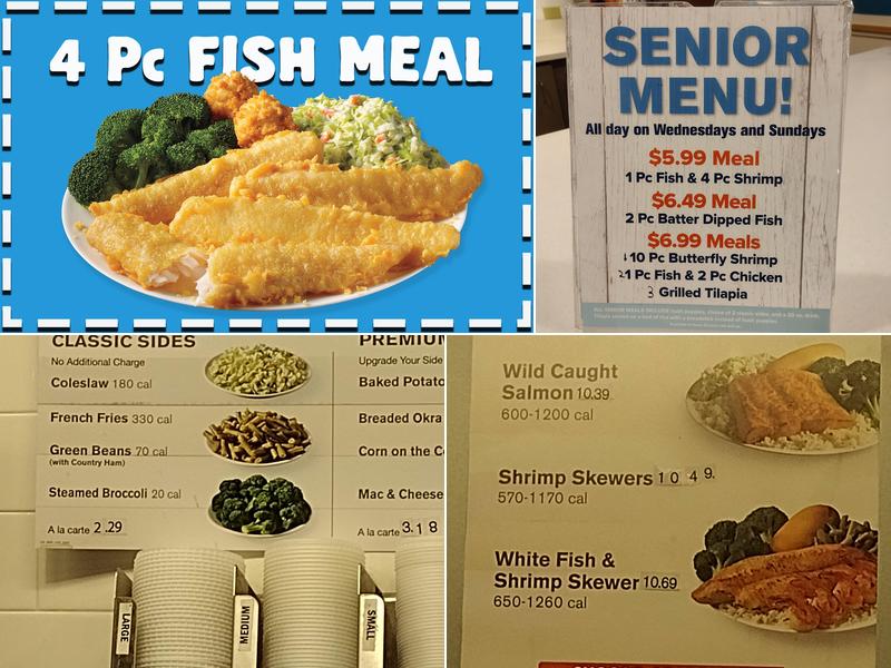 Captain D's Menu