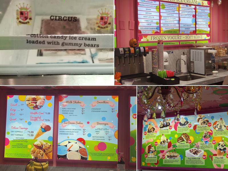 Sloan's Ice Cream Menu