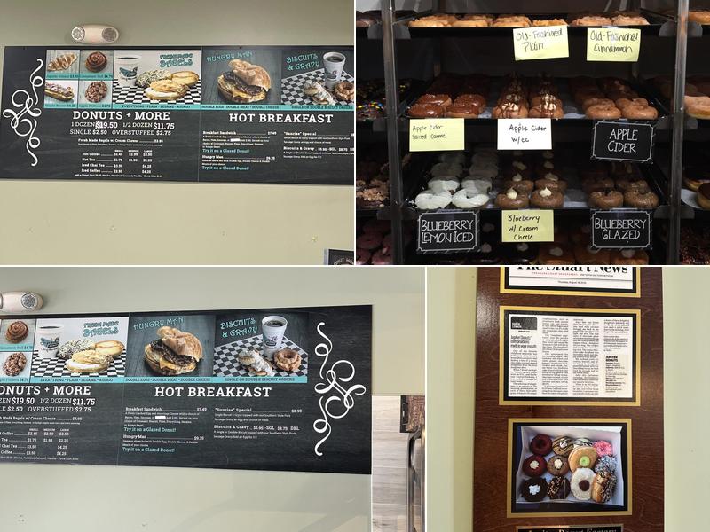 Jupiter Donuts Menu