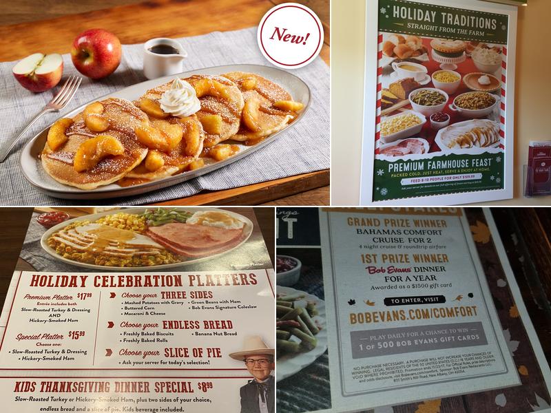Bob Evans Menu