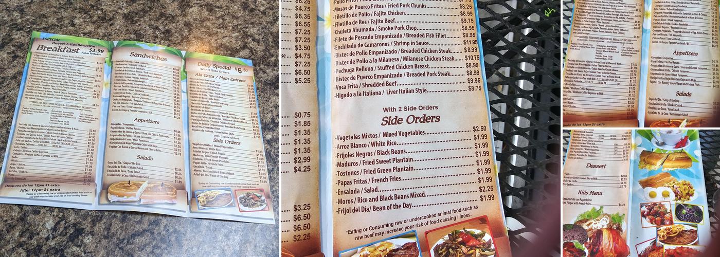 Coco Bakery-Restaurant Menu