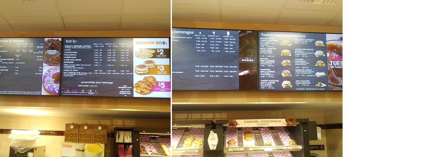 Dunkin' Menu