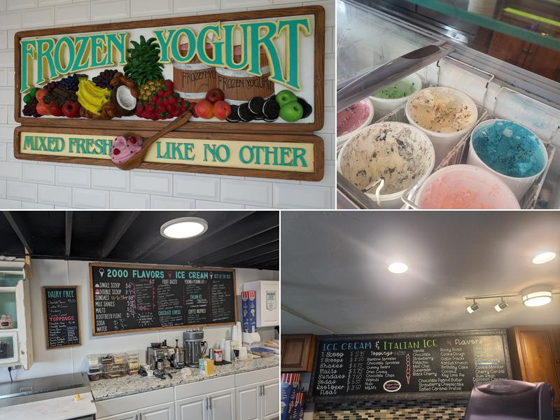 2000 Flavors Homemade Ice Cream Menu