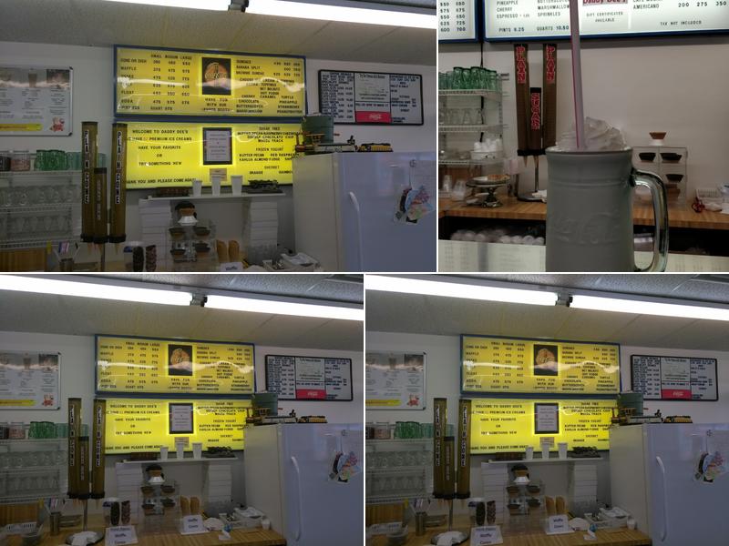 Daddy Dee's Ice Cream Parlor Menu