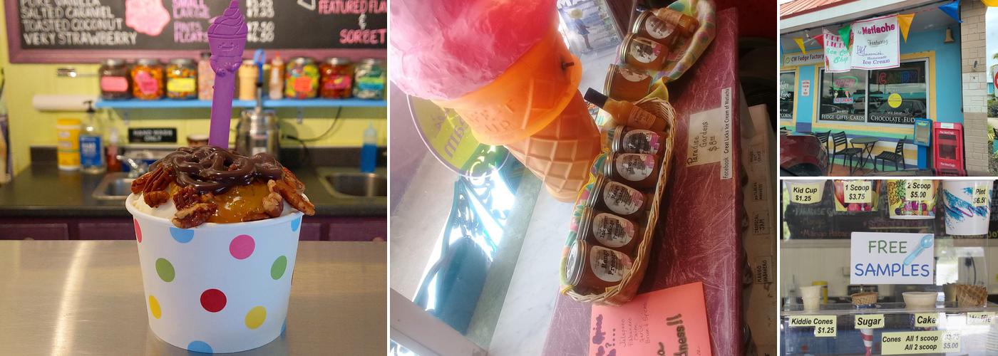 Great Licks Ice Cream Shop / CW Fudge Factory Menu