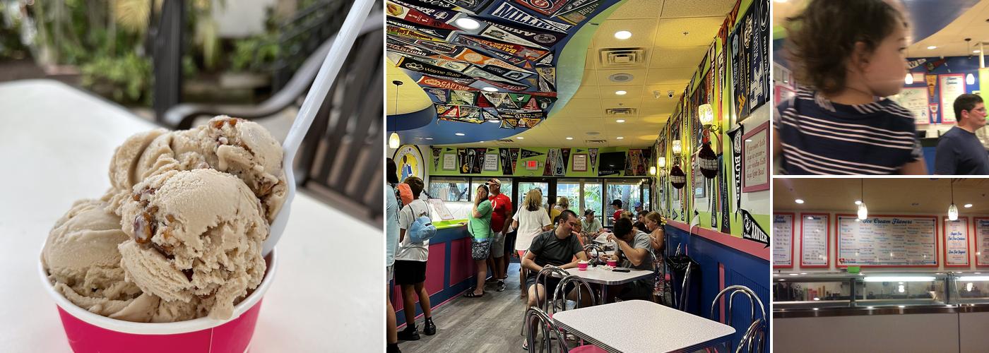 Love Boat Ice Cream Menu