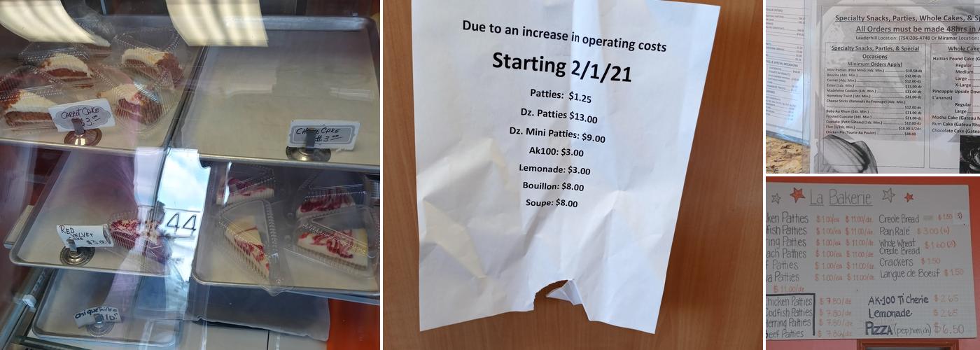 La Bakerie Inc Menu