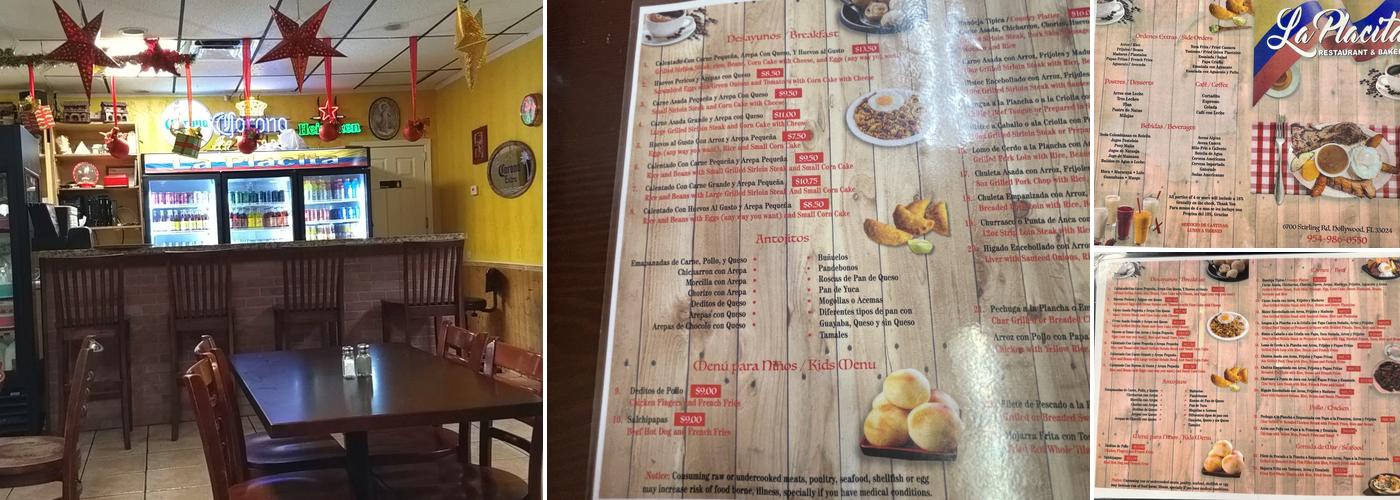 La Placita Restaurant & Bakery Menu