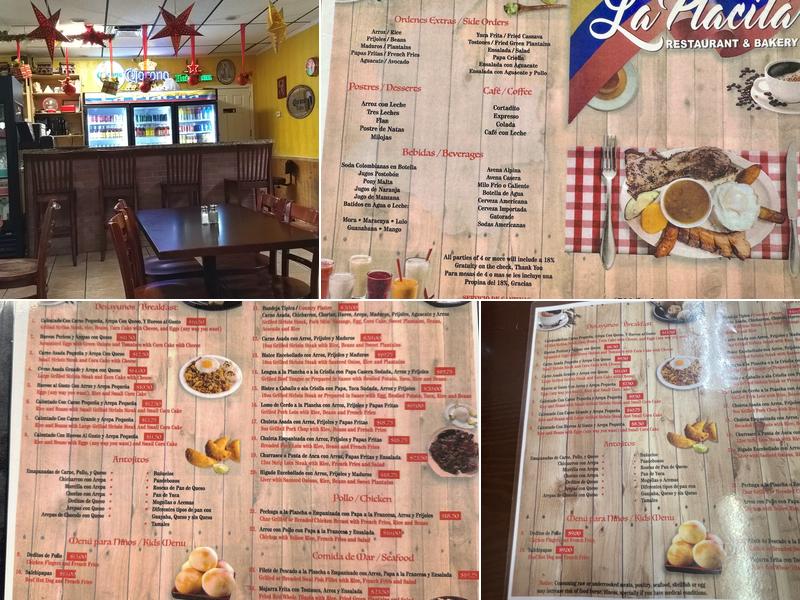 La Placita Restaurant & Bakery Menu