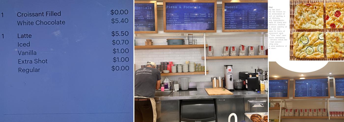 Rosetta Bakery Menu