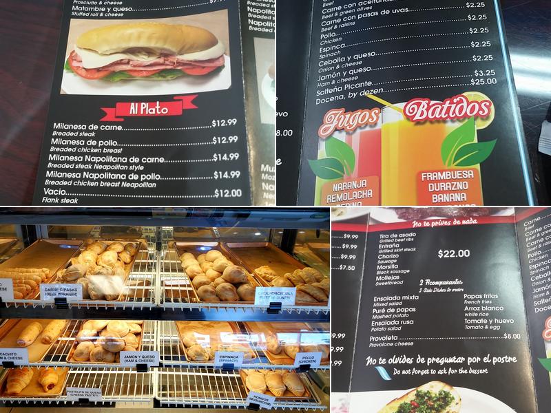 El Rinconcito Argentino Bakery Menu